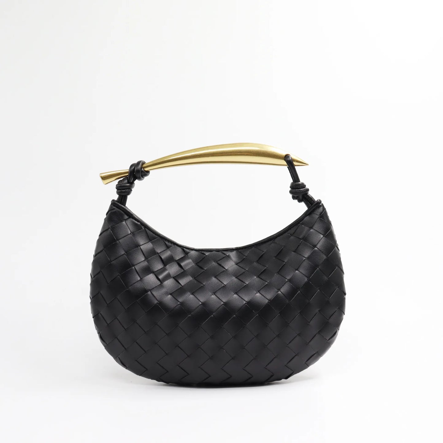 Sardine Woven Top Handle Bag