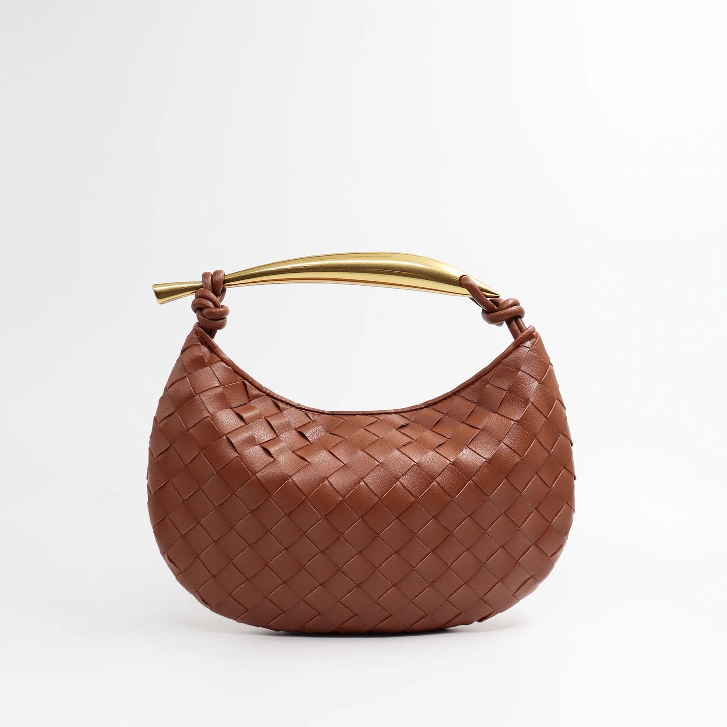 Sardine Woven Top Handle Bag