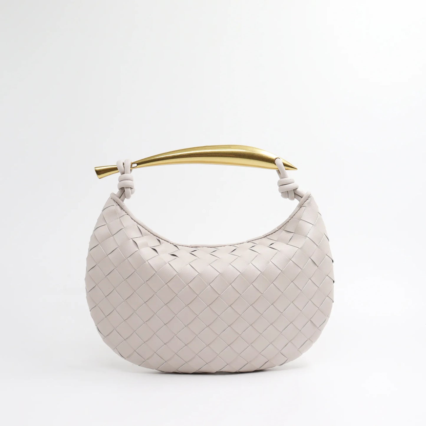 Sardine Woven Top Handle Bag