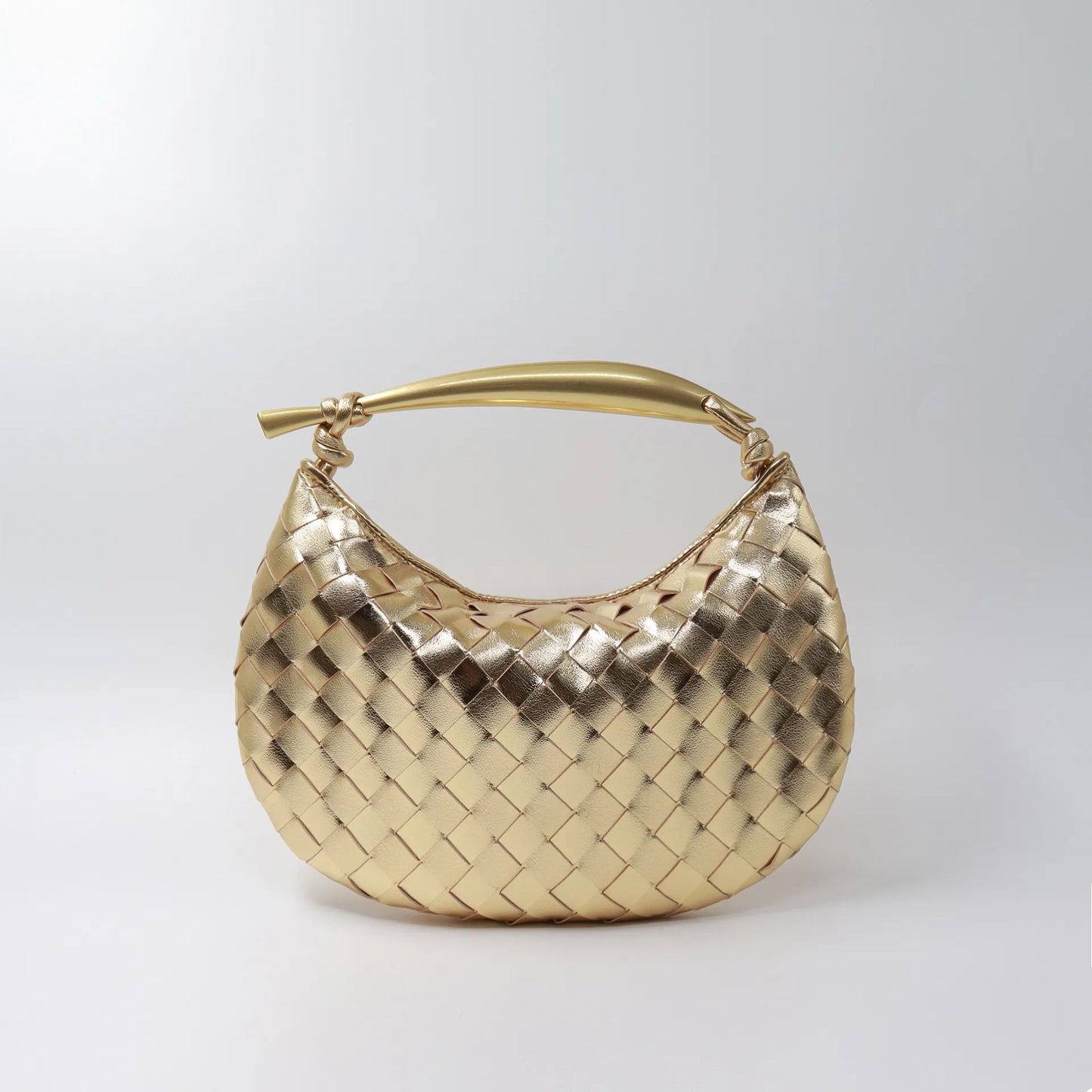 Sardine Woven Top Handle Bag