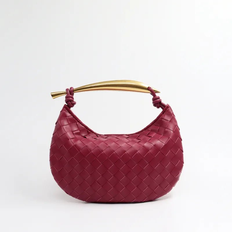 Sardine Woven Top Handle Bag