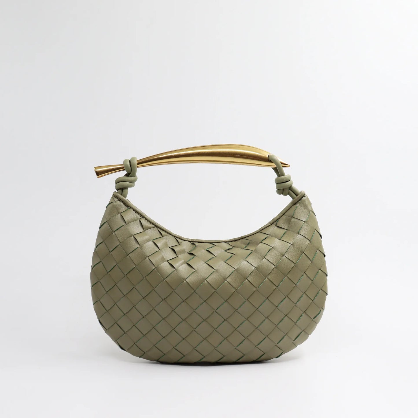 Sardine Woven Top Handle Bag