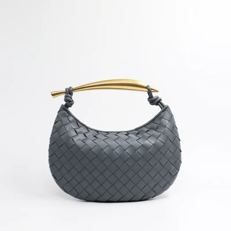 Sardine Woven Top Handle Bag