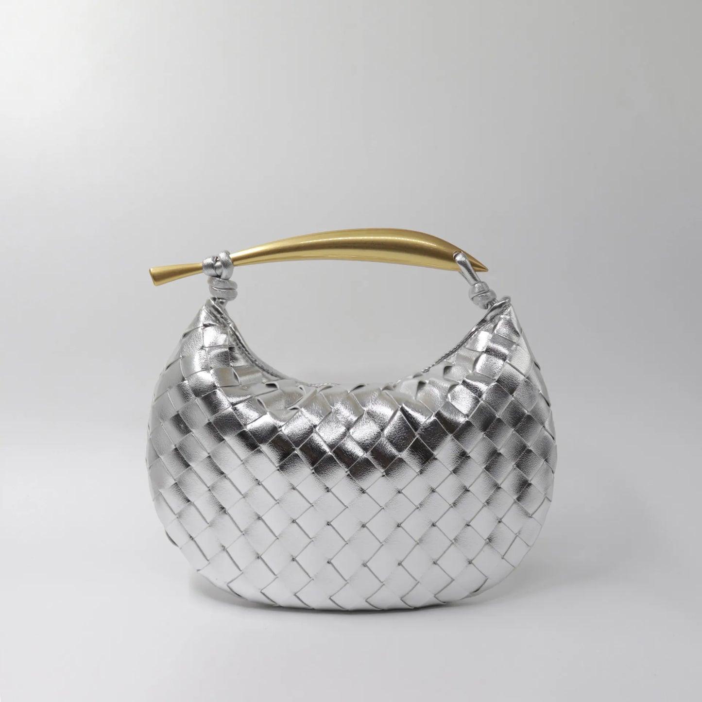 Sardine Woven Top Handle Bag